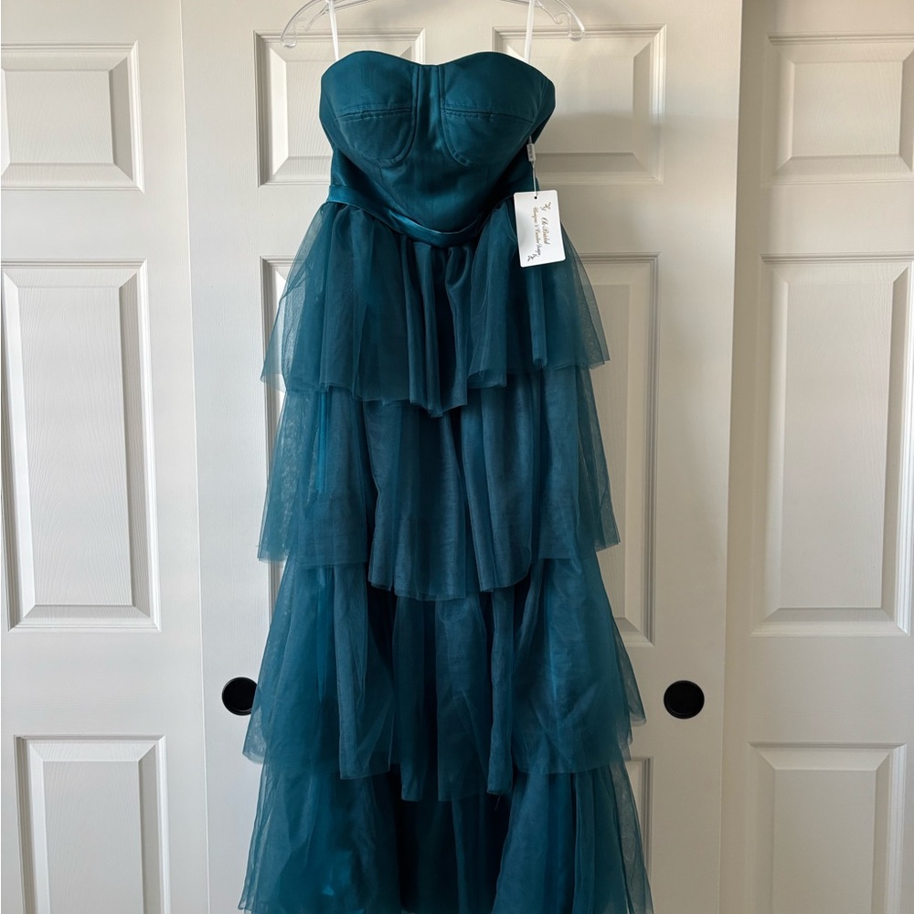 Strapless long dress